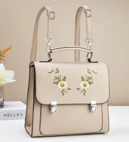 Boho Embroidered Women’s Backpack – Stylish Mini Travel Bag for Everyday Adventures