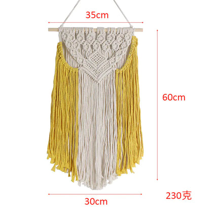Bohemian Cotton Rope Tapestry Wall Decor