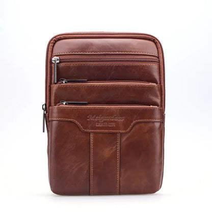 Genuine Leather Men's Crossbody Bag