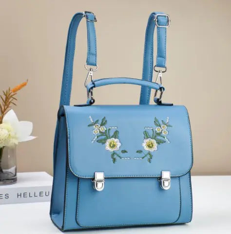 Boho Embroidered Women’s Backpack – Stylish Mini Travel Bag for Everyday Adventures